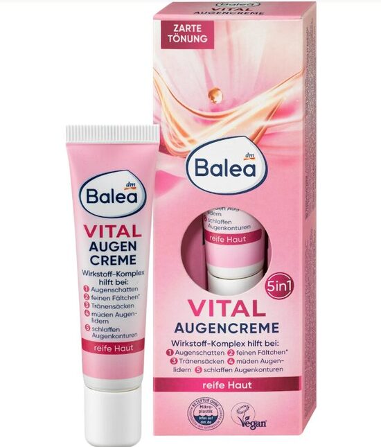 Balea Vital 5in1 pretnoguruma acu krēms, 15 ml